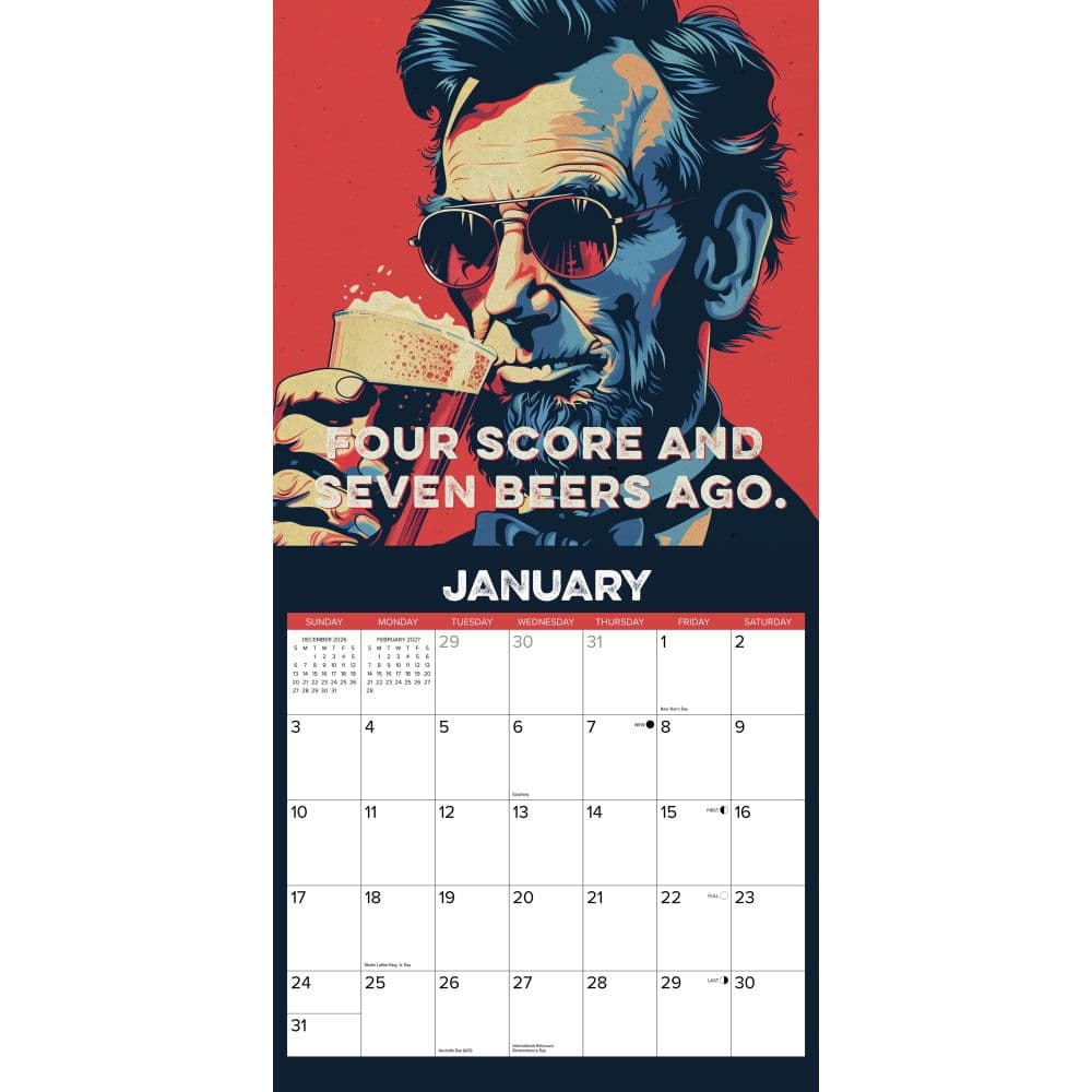My Favorite Color Is Merica 2027 Wall Calendar Second Alternate Image