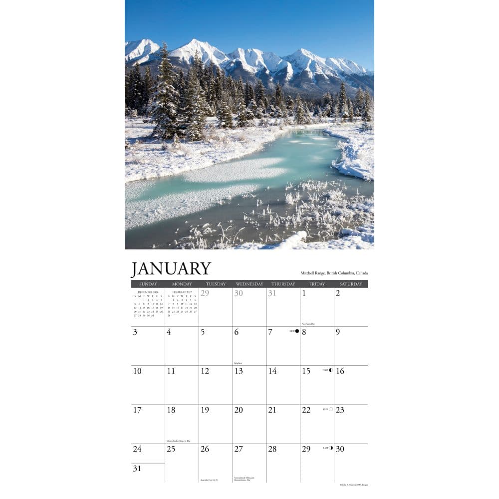 Mountain View 2027 Wall Calendar Second Alternate Image