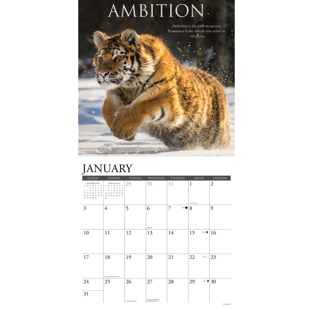 Motivationals 2027 Wall Calendar Second Alternate Image