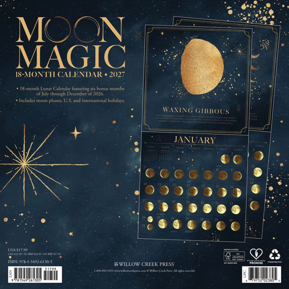 Moon Magic 2027 Wall Calendar First Alternate Image