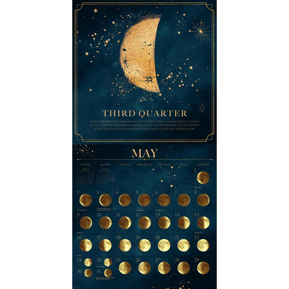Moon Magic 2027 Wall Calendar Second Alternate Image