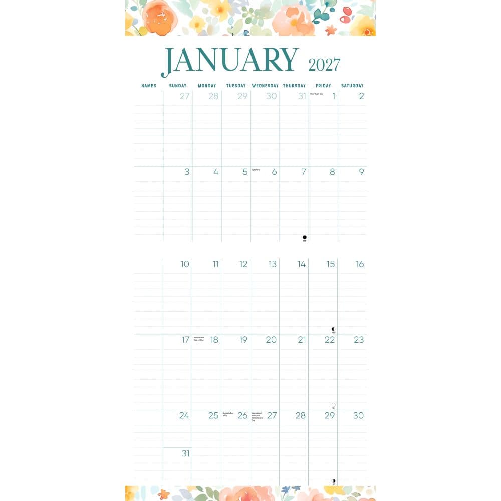 Moms Planner 2027 Wall Calendar Second Alternate Image