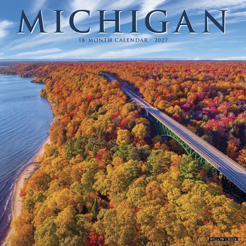 image Michigan 2027 Wall Calendar Main Product Image
