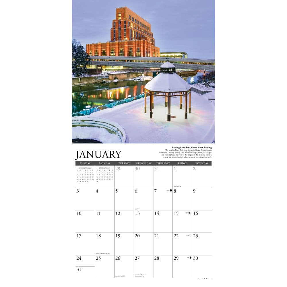Michigan 2027 Wall Calendar Second Alternate Image