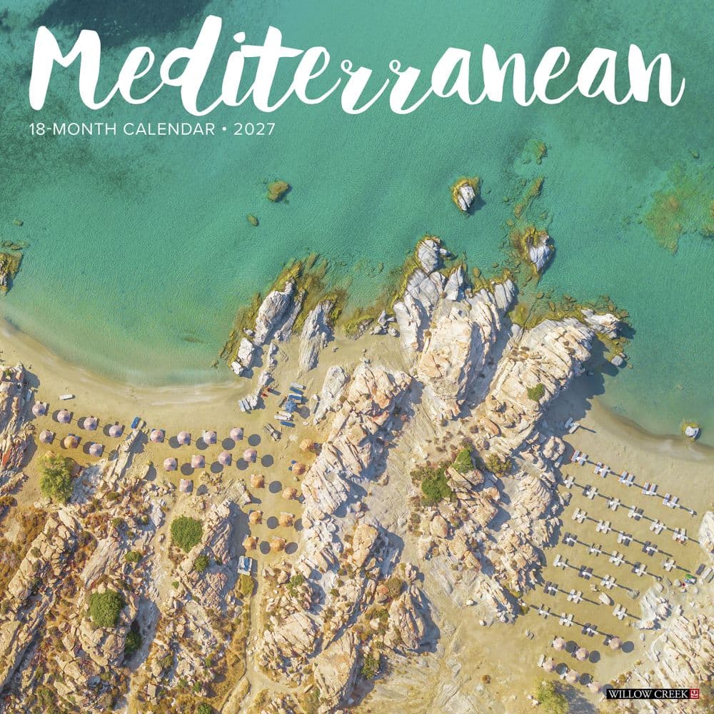 Mediterranean 2027 Wall Calendar Main Product Image