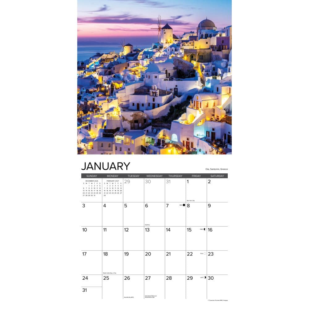 Mediterranean 2027 Wall Calendar Second Alternate Image