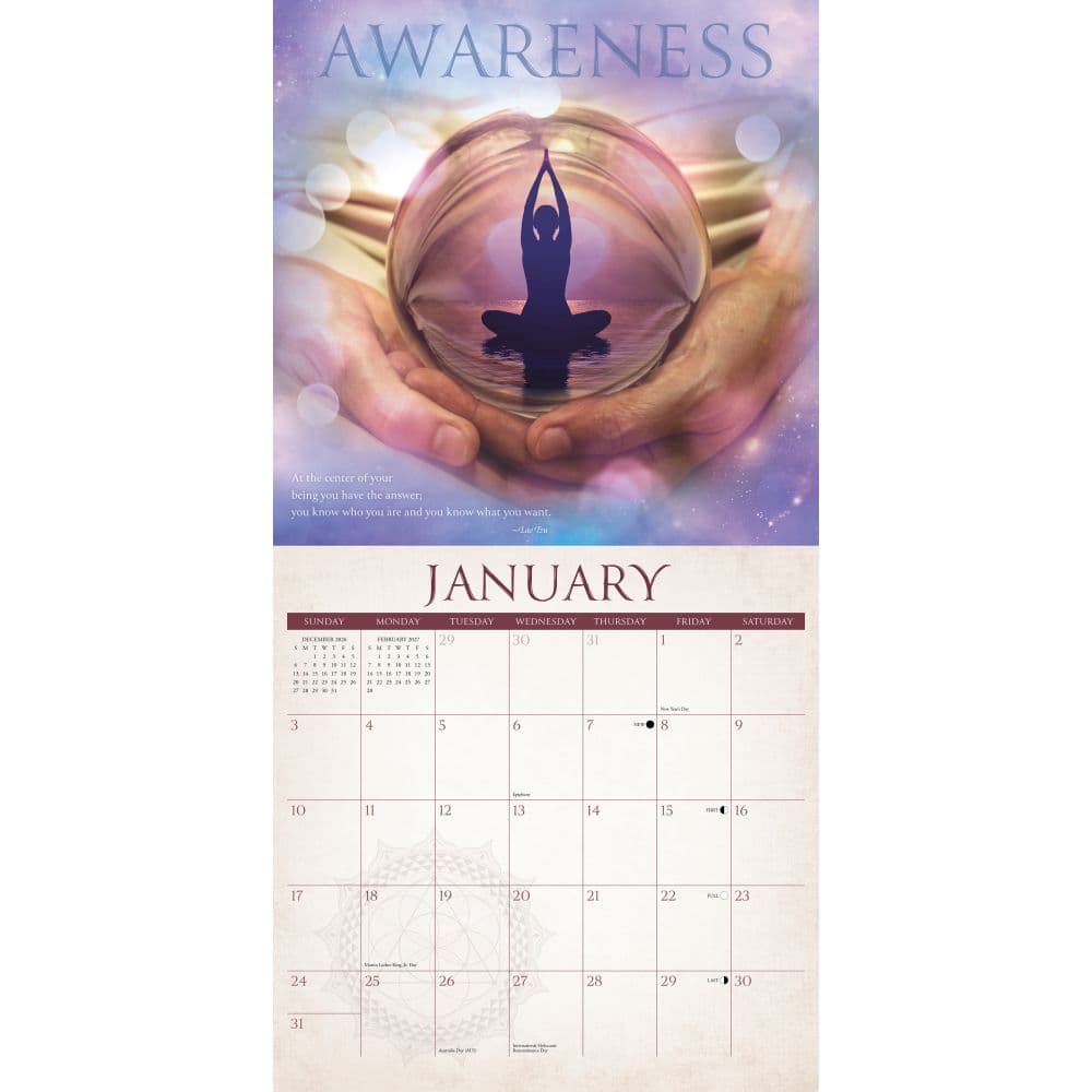 Meditation 2027 Wall Calendar Second Alternate Image
