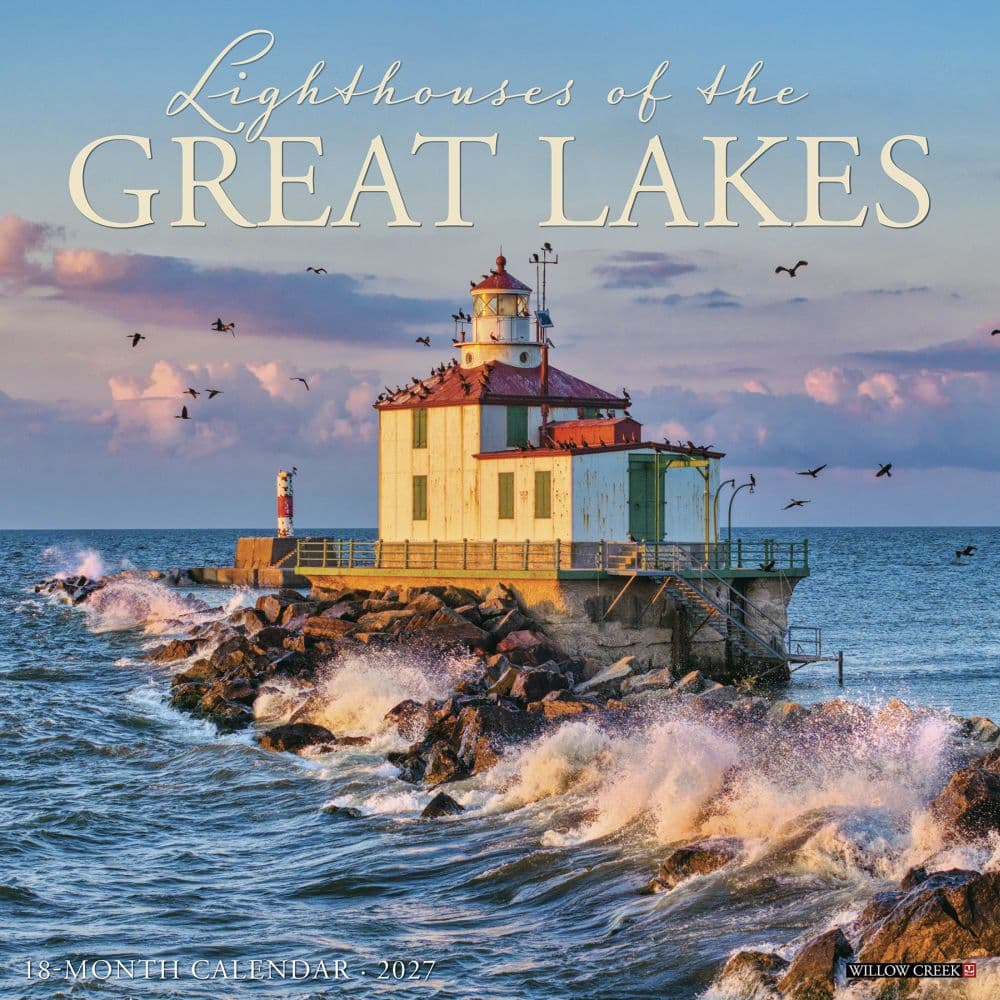 Lighthouses of the Great Lakes 2027 Wall Calendar Main Product Image
