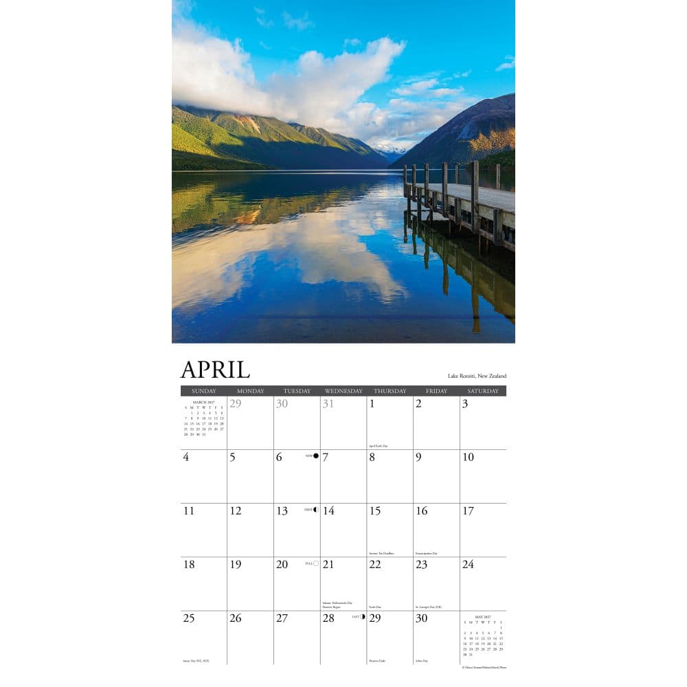 Lake View 2027 Wall Calendar Second Alternate Image