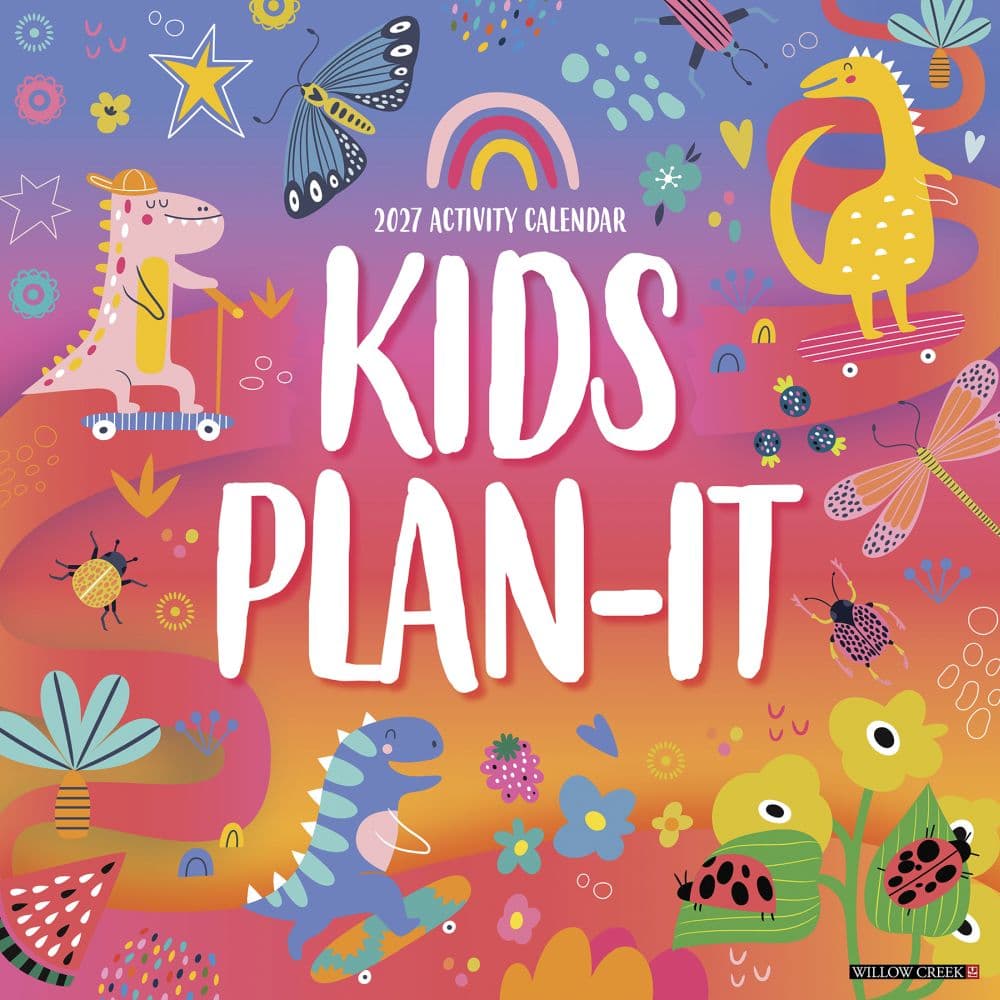 Kids 2027 Plan It Wall Calendar Main Product Image