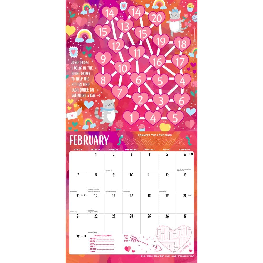 Kids 2027 Plan It Wall Calendar Second Alternate Image