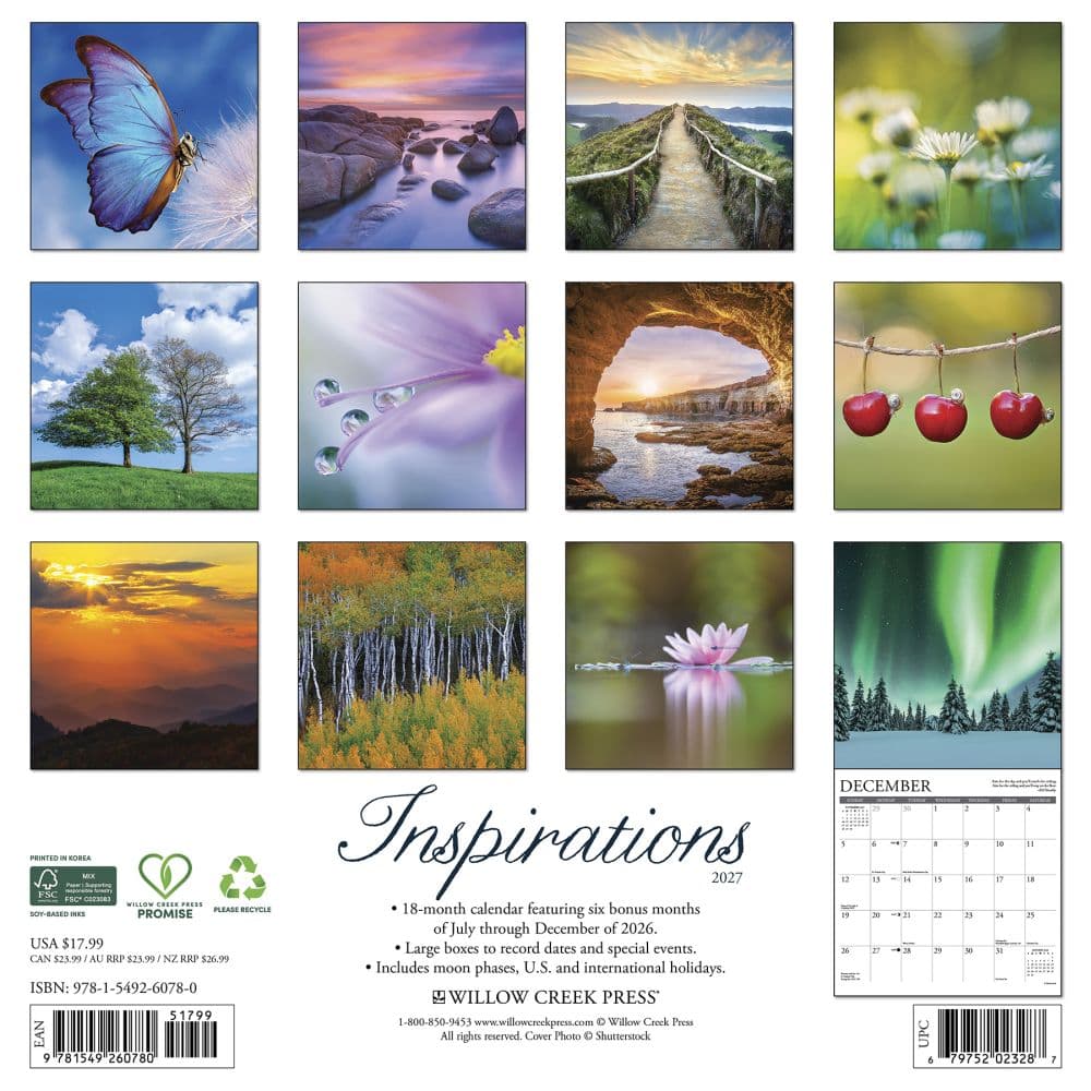 Inspirations 2027 Wall Calendar First Alternate Image