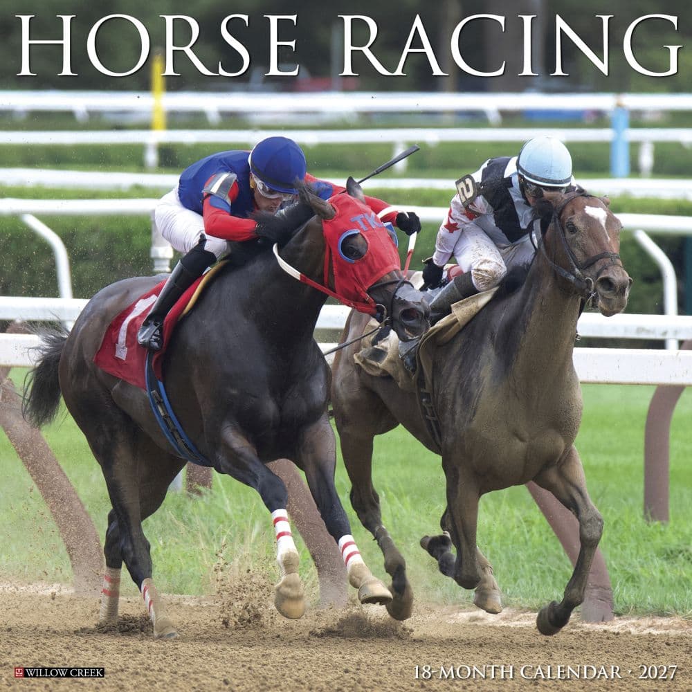 Horse Racing 2027 Wall Calendar Main Product Image