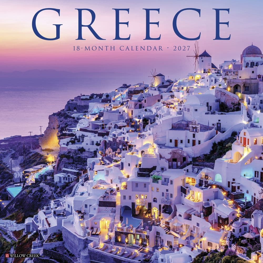 Greece 2027 Wall Calendar