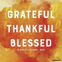 image Grateful Thankful Blessed 2027 Wall Calendar Main Product Image