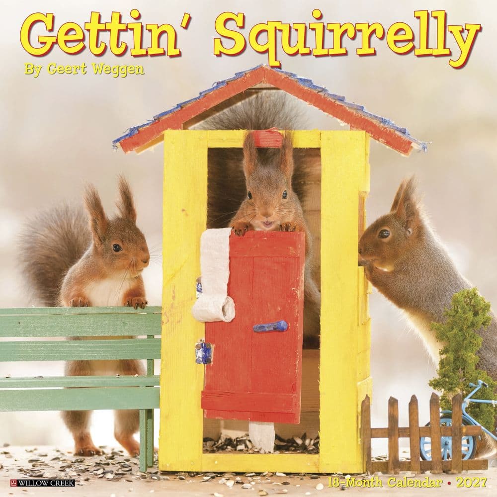 Getting Squirrelly 2027 Wall Calendar Main Product Image