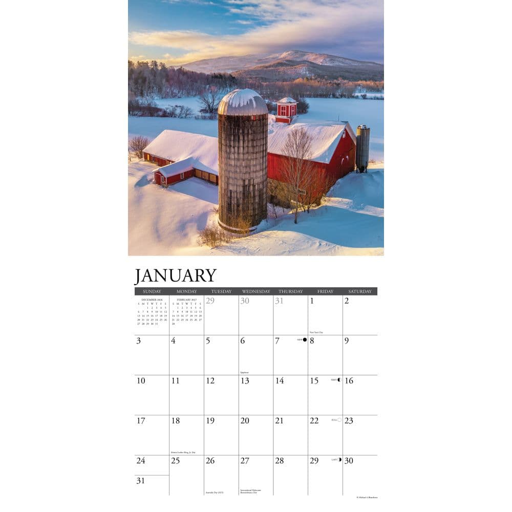 Farms 2027 Wall Calendar Second Alternate Image