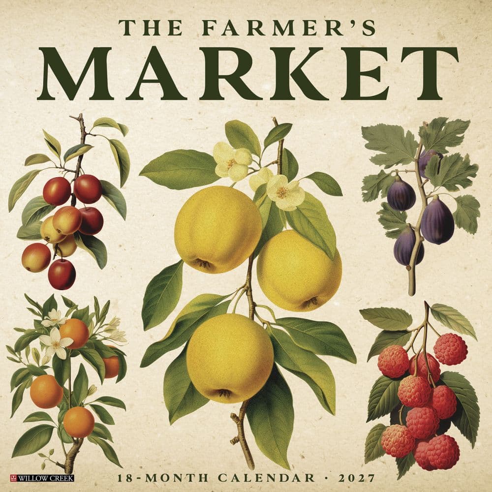 Farmers Market 2027 Wall Calendar Main Product Image