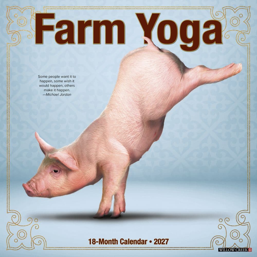 Farm Yoga 2027 Wall Calendar Main Product Image