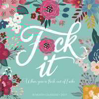 image Fck It Floral 2027 Wall Calendar Main Product Image