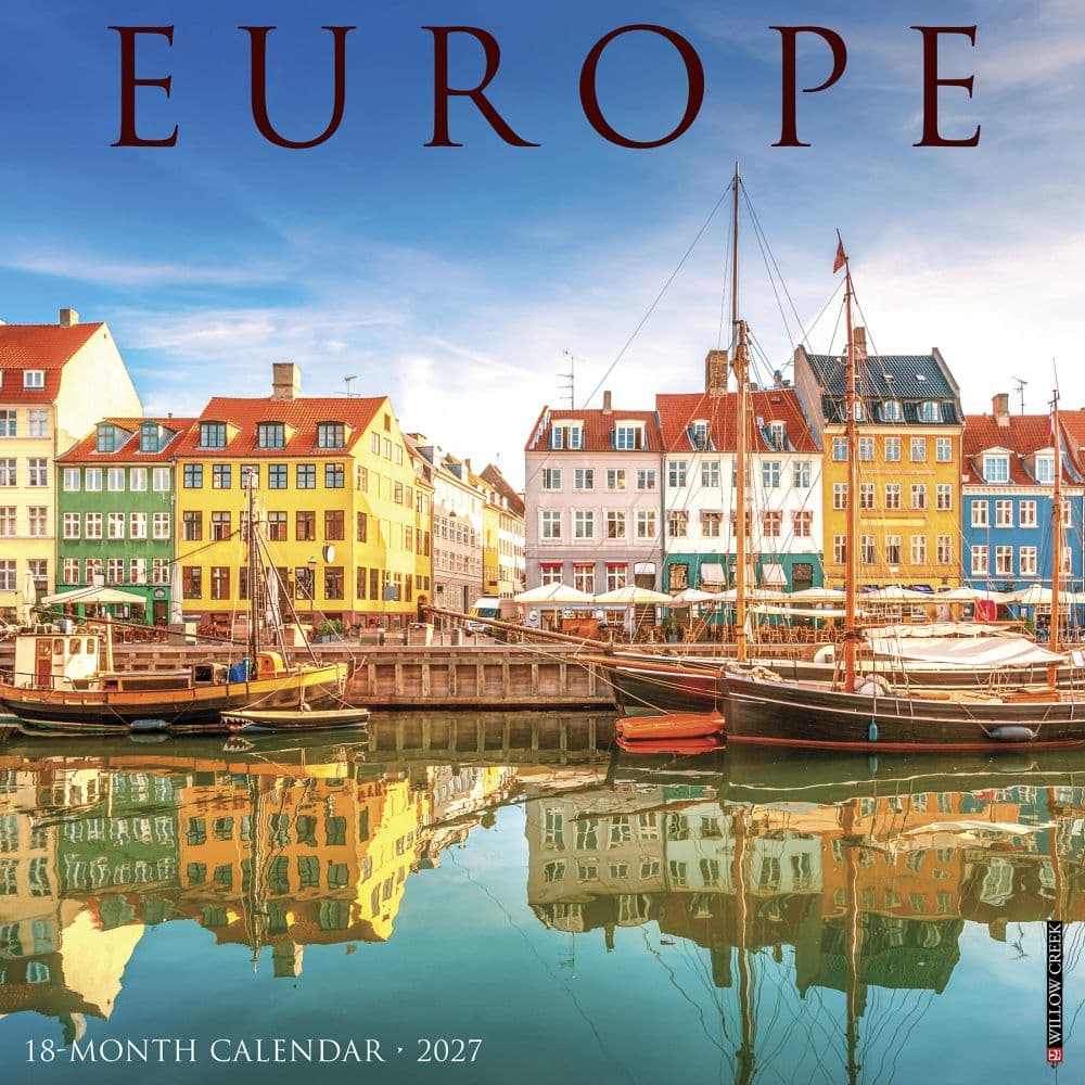 Europe 2027 Wall Calendar Main Product Image