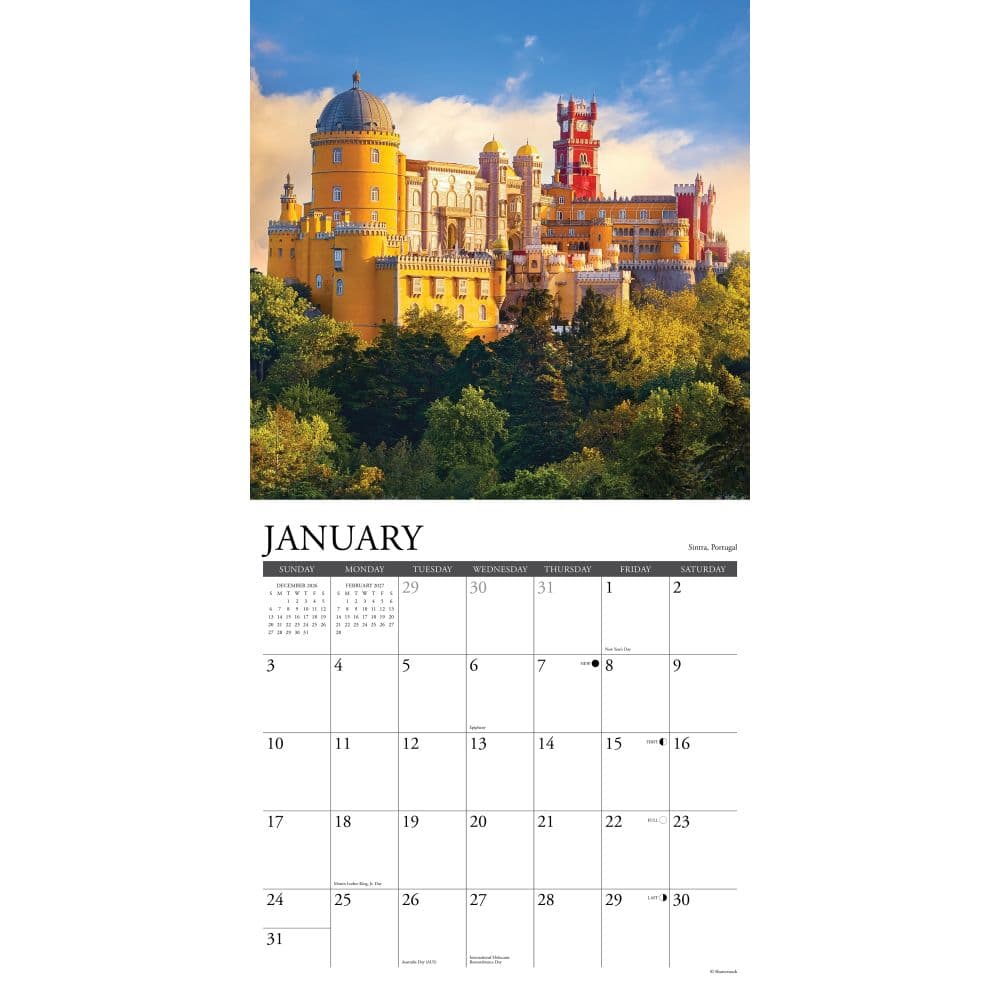 Europe 2027 Wall Calendar Second Alternate Image