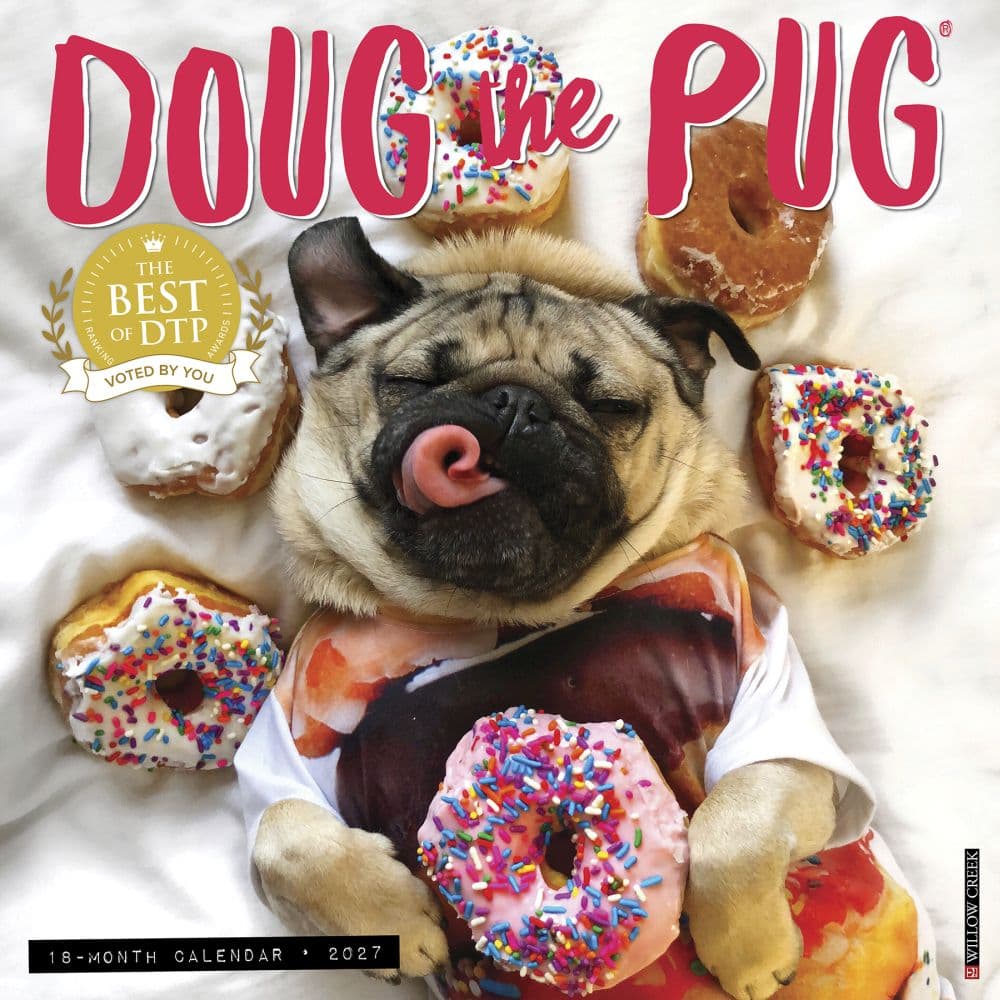 image Doug the Pug 2027 Wall Calendar Main Product Image