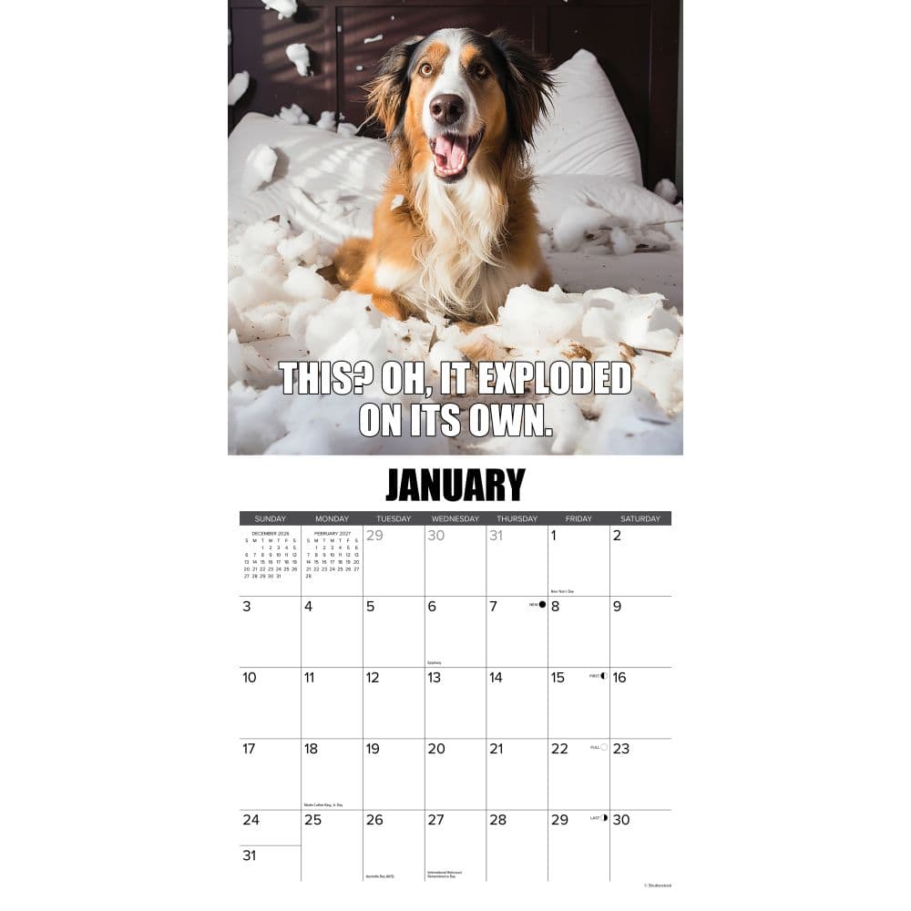 Dog Gone It 2027 Wall Calendar Second Alternate Image