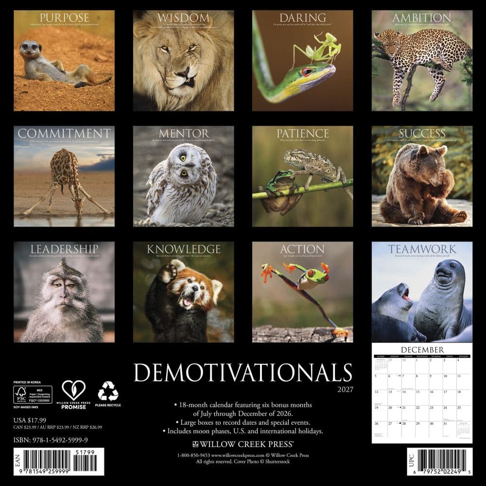 Demotivationals 2027 Wall Calendar First Alternate Image