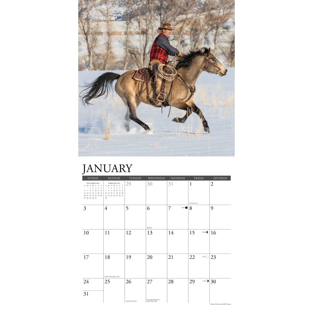 Cowboys 2027 Wall Calendar Second Alternate Image