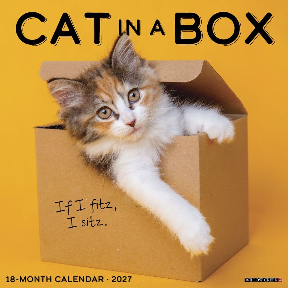 Cat In A Box 2027 Wall Calendar Main Product Image