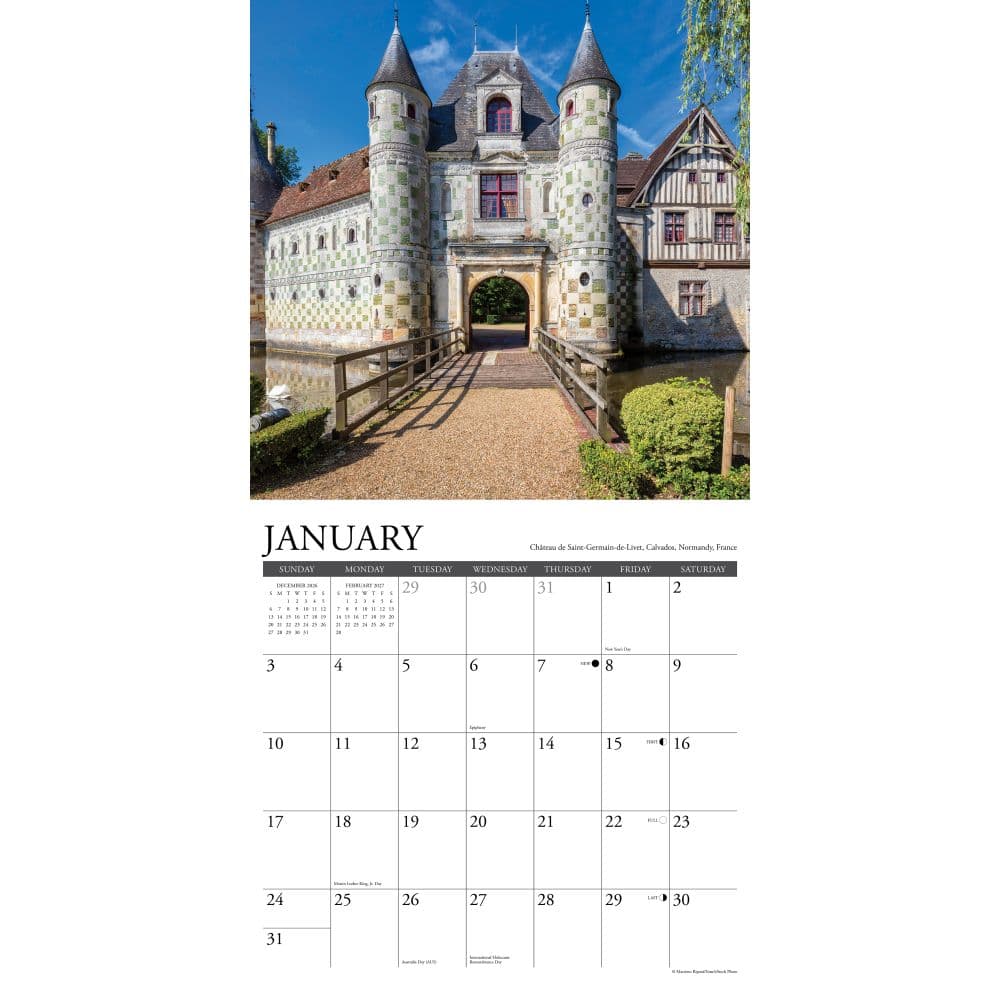 Castles 2027 Wall Calendar Second Alternate Image