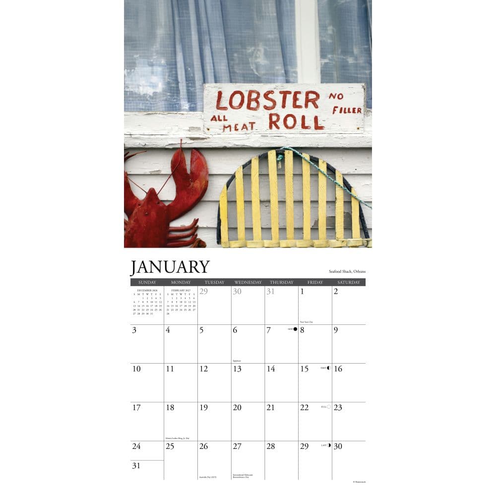 Cape Cod 2027 Wall Calendar Second Alternate Image