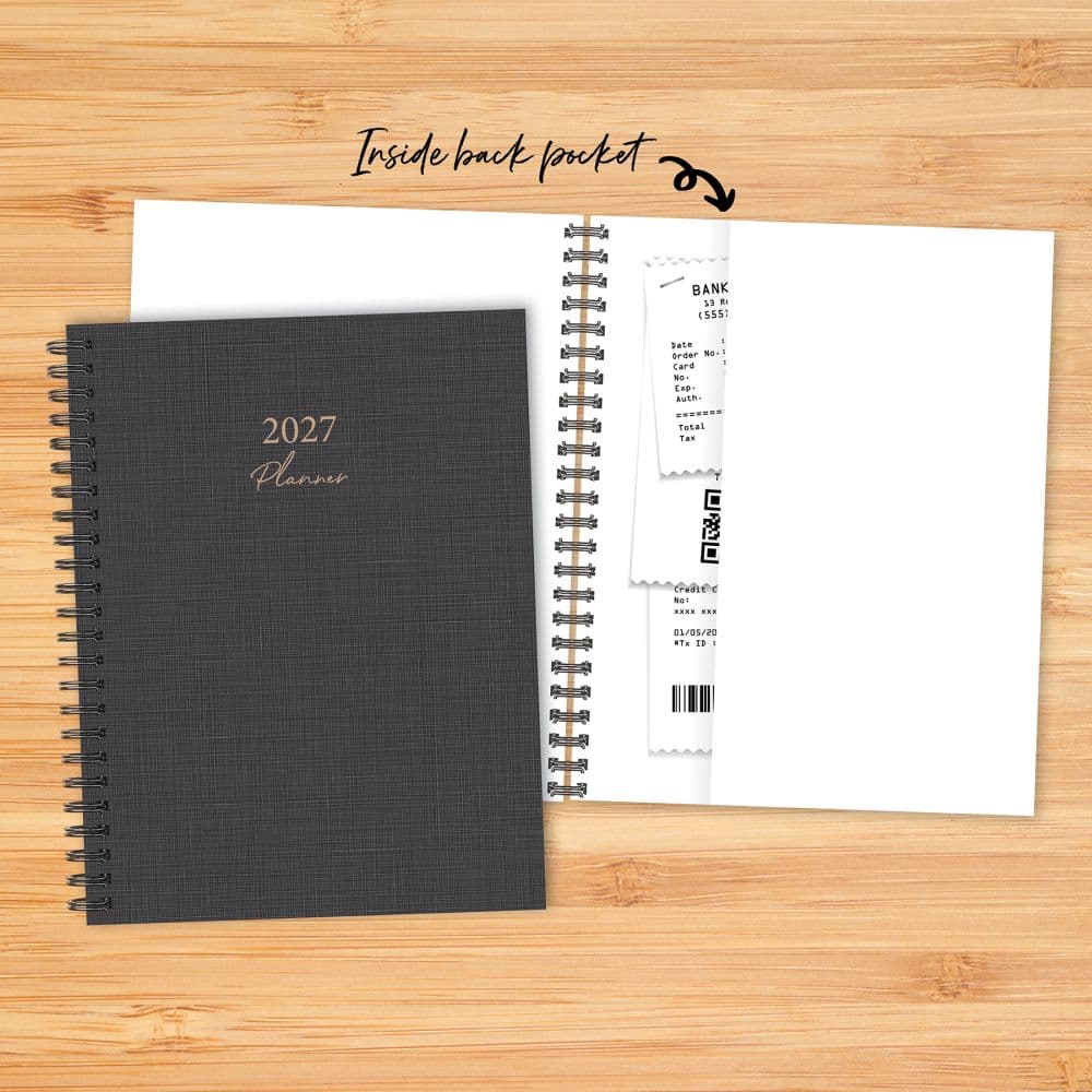 Basic Black 2027 Planner Fourth Alternate Image
