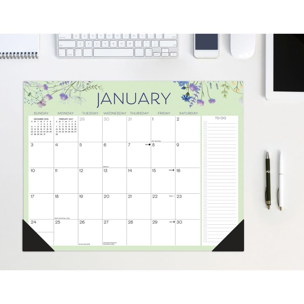 Wildflowers 2027 Desk Pad Main Product Image