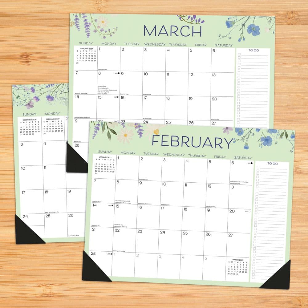 Wildflowers 2027 Desk Pad First Alternate Image