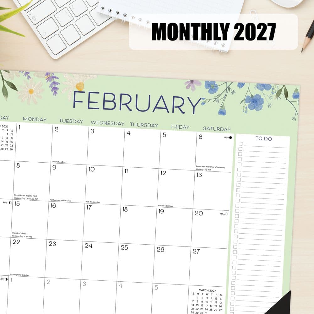 Wildflowers 2027 Desk Pad Third Alternate Image