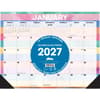 image Watercolor Stripes 2027 Desk Pad Second Alternate Image