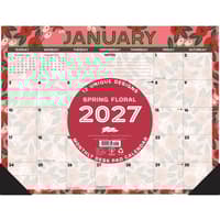image Spring Floral Large 2027 Desk Pad Second Alternate Image