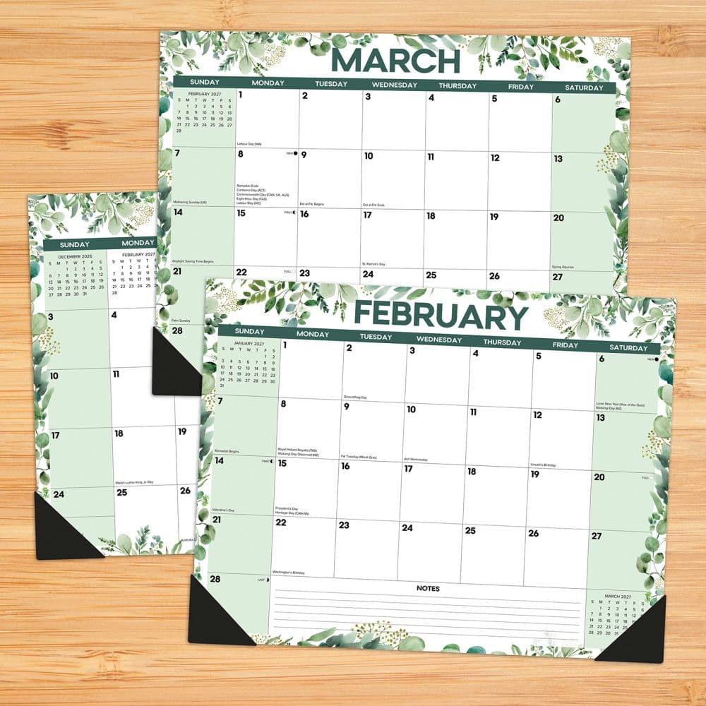 Eucalyptus 2027 Large Desk Pad First Alternate Image