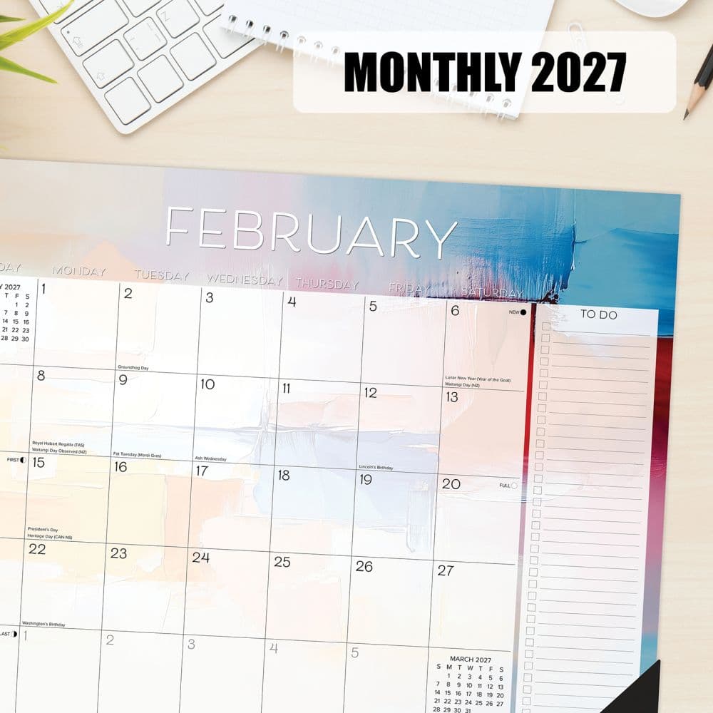 Abstract Art 2027 Monthly Planner Third Alternate Image