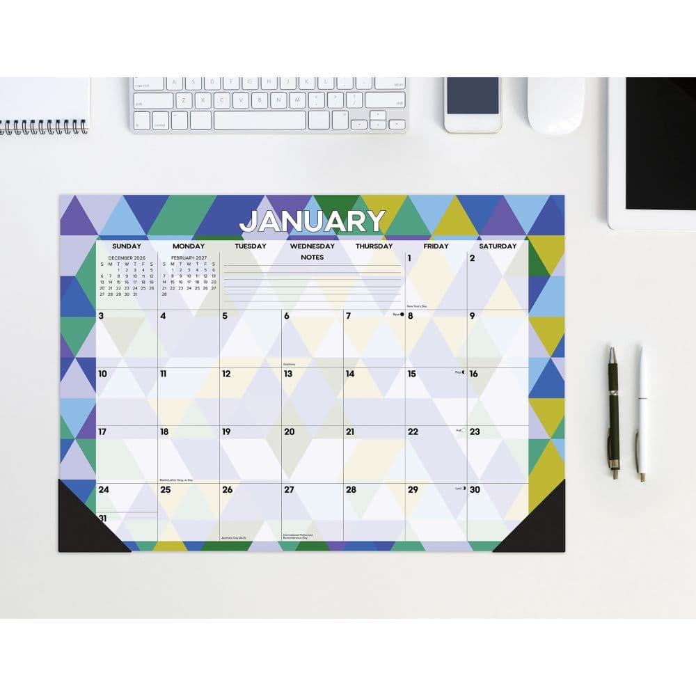 Mod Geometric 17x12 2027 Desk Pad Main Product Image