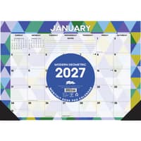 image Mod Geometric 17x12 2027 Desk Pad Second Alternate Image