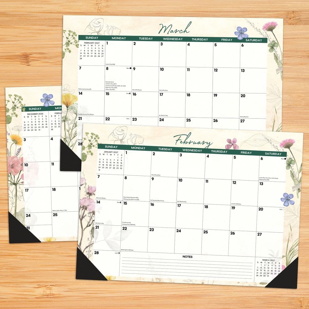 Botanical Garden 17x12 2027 Desk Pad First Alternate Image