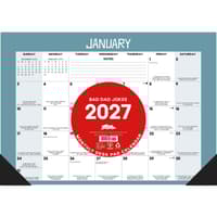 image Bad Dad Jokes 17x12 2027 Small Desk Pad Second Alternate Image