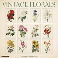 image Vintage Florals 2027 Wall Calendar Main Product Image