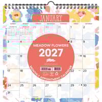 image Meadow Flowers Spiral Art 2027 Wall Calendar Main Product Image