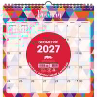 image Geometric Spiral Art 2027 Wall Calendar Main Product Image