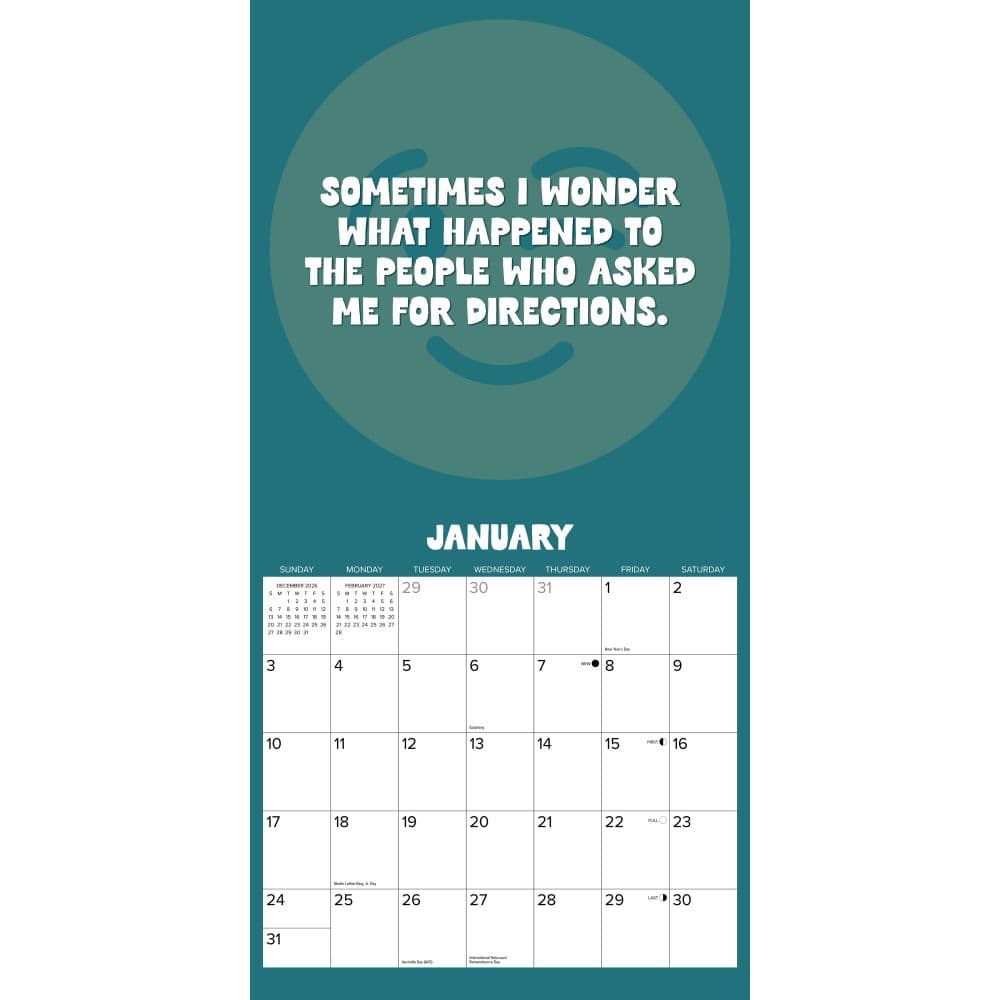 You Dont Got This 2027 Wall Calendar Second Alternate Image