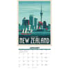 image World Travel Classic Travel Posters 2027 Wall Calendar Second Alternate Image